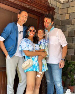 Priyanka Karki Instagram - HOLI 2024 ♥️🧡🩵💛💚💙🩷