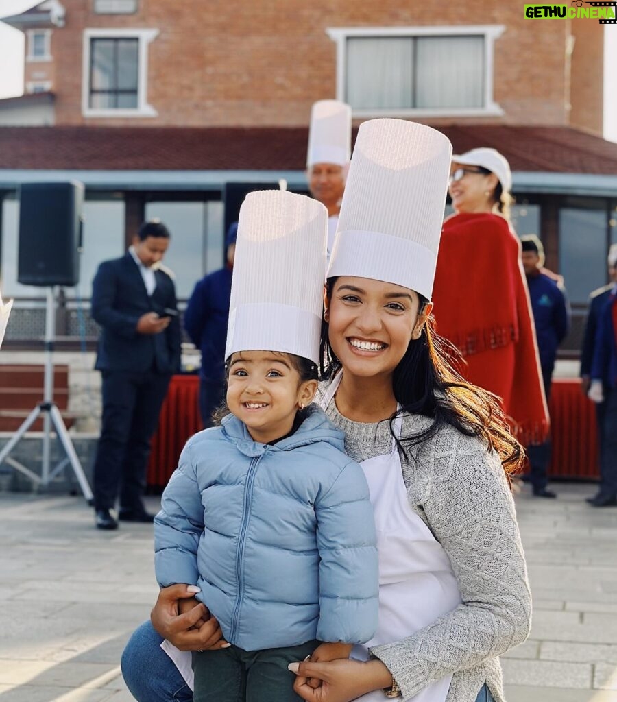 Priyanka Karki Instagram - Had the most beautiful staycation at @chandragirihillsofficial ♥️ Thank you for having us for your annual cake mixing! Full vlog is out! Link in bio 🖤