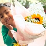 Priyanka Karki Instagram – Beautiful flowers for my beautiful people ♥️☺️
My little HAPPY family 🥰🧿🦋