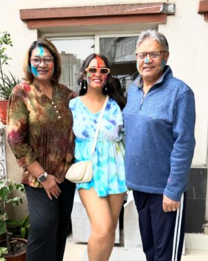 Priyanka Karki Instagram - HOLI 2024 ♥️🧡🩵💛💚💙🩷