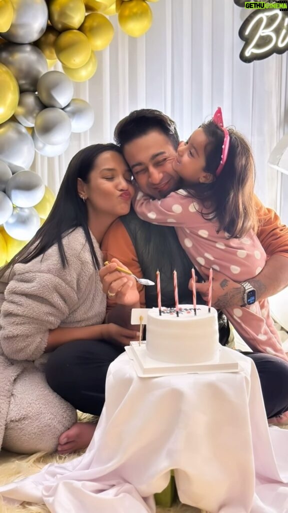 Priyanka Karki Instagram - Happy birthday DADDY ♥️ We love you so much ☺️ Full Vlog out on my official YouTube channel 🦋 Link in bio ♥️