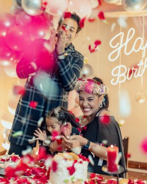 Priyanka Karki Instagram - Oh what a day!
Thank you for everything baby ❤️

तू जो मिला , तो हो गया सब हासिल 🥹

Looking forward to 37 🦋