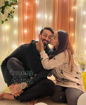 Priyanka Karki Instagram - 8 years ago I fell for you 
and I’m still falling…

I Love You♥️
You are my home 🏡 

#myforevervalentine
