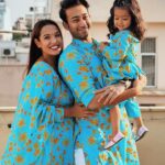 Priyanka Karki Instagram – Showing off our bright side today 🦋
Thank you @shiborinepal__ for our gorgeous festive Tihar outfits 💙
We absolutely loved them ⭐️🤍