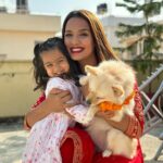 Priyanka Karki Instagram – कुकुर तिहार 🤍
Only love to all our fur babies 🖤
Snowie, Bella, Shadow and Cloud ⭐️🌙