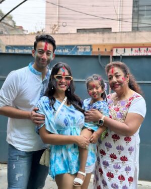 Priyanka Karki Instagram - HOLI 2024 ♥️🧡🩵💛💚💙🩷