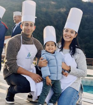 Priyanka Karki Instagram - Had the most beautiful staycation at @chandragirihillsofficial ♥️
Thank you for having us for your annual cake mixing!

Full vlog is out!
Link in bio 🖤