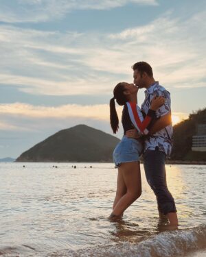 Priyanka Karki Instagram - 8 years ago I fell for you 
and I’m still falling…

I Love You♥️
You are my home 🏡 

#myforevervalentine