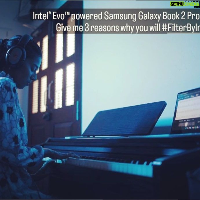 Priyanka N. K. Instagram - #GiveawayAlert Follow @intelindia @samsungindia for more information! Tell me 3 reasons why you will be filtering by Intel this festive season, and your favourite feature on the #IntelEvo powered Samsung Galaxy Book 2 Pro to stand a chance to win! Comment with #FilterByIntel #IntelEvo Get your Intel®️ Evo™️ powered laptop @amazon #12thGen #collab
