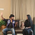 Priyanka N. K. Instagram - And we also sang! Multitalented @irjbalaji anna🥳 #runbabyrun