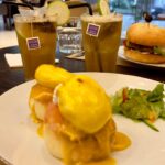 Purnima Instagram - Thanks @comptoirsrichard_bd 🙏🏼😊 #salmoneggsbenedict #doubleshotespresso #cozyplace #icedteas 😌