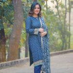 Purnima Instagram - Outfit- THREE 💙🤍