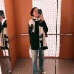 Putri Marino Instagram – Per kaca selfian di Busan.