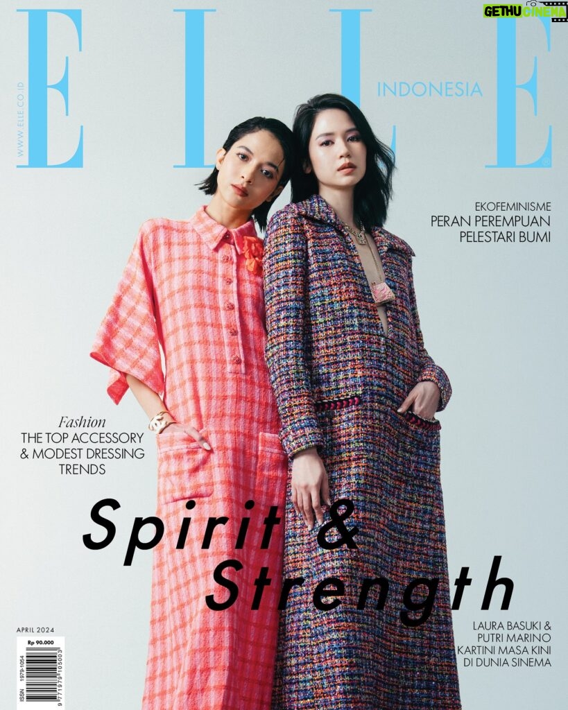 Putri Marino Instagram - Exemplifying the essence of women’s empowerment and emancipation, @laurabas and @putrimarino are featured on the cover of @elleindonesia’e April edition. Renowned figures in the Indonesian film industry, their steadfast commitment to portraying strong, multifaceted female characters not only captivates audiences but also fosters empowerment. Through their artistic endeavors, they actively challenge stereotypes and dismantle barriers, catalyzing a significant movement towards gender equality and liberation within the realm of cinema and beyond. Photography: @udaeki Styling: @sidkysyah Interview: @riantyrusmalia Fashion: #CHANEL Makeup: @edithwithmakeup & @hellomorin Hair: @cosmelynn Styling assistant: @_rachelallison_ Retoucher: @satriyawildan