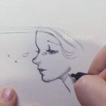 Qing Han Instagram - 【Waterfall】(Swipe!👆) Quick 10 minute little shitty doodle noodle~~~🍜🍝😳😆 I like doing eyelashes (｡-_-｡) • • • Not really feeling it today but I tried....Tired af, not feeling well...going to bed now, it's 2am but my stubborn ass wanted to finish this...ಥ_ಥ（苦笑）~~ I wonder how this swipe thing's gonna show up on Facebook when I share it. I guess we'll find out! 😆~ • Ps. I apologize if I offend anyone by calling my doodle shitty but...I do feel...I mean, I've got such a long way to goooo and cant always control and hit the strokes the way I want, and it's just frustrating, but calling it stuff makes me feel a little better for some reason lol. Like, ahh, I don't gaf anymore! Kinda thing. And then just keep going. Tbh I'm not even practicing as much as I should hahaha _(:3」∠)_ Music - Crux by Kamiyama Junichi