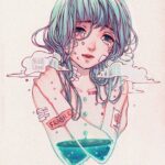 Qing Han Instagram - [Fragile] ☔️ • • • Consider joining my $1 patreon? Link in my profile :3~ Haha a girl’s gotta try xD~ • Hey guys, long time no update here. Not feeling the best today, but at least last round of chemo went better than my first round so I will take it. I feel so tired and weak but I've never had such strong urge to keep drawing, so I might have pushed my body a little too far yesterday.... I've made a list of all these old artwork I want to redo for an artbook so I'm slowly working through that. Thanks for sticking around, I know I don't update nearly as much here...do you guys wanna see me take screenshots of my twitter updates and throw them up on my story? I don't know how many of you guys follow me on twitter or even use it haha. I just wanna keep this a clean gallery-like place where I talk about my health stuff in the comments xD~ Lemme know in the comments? • Not sure how much I'm making sense now, my chemo brain is still pretty bad haha, but yeah, thank you guys for all the support, seriously <3~ #illustration #artistsoninstagram #drawing