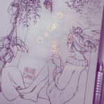 Qing Han Instagram - Some work in progress I've been really slow at doing my own artwork these days cause I've been having some really bad back pains when I walk fast or on inclined 😭😭. I'm so tired of going to different clinics and seeing different specialists fffffffffffff "orz. Im also just so tired. And of course my cardiologist now says that she's not sure if this pain is related to my heart or not and that she has more tests for me...like, I went to her 2-3 months ago with this problem, got tests done and was told my heart is fine, but now they say they're not sure???! And then I gotta do more tests?? I'm so tired; trying to work out every morning which is also why I have less time to draw my own stuff.....but I'm still so tired. Arrghhh (╯°□°）╯︵ ┻━┻ ...sorry, I'm just frustrated...just rambling haha ;3;~ • • • • • #illust #originalart #artistoninstagram #plants #stars