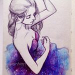 Qing Han Instagram - Spinning universe~ 🌌 • • • I've been so busy these days cause I've started exercising a lot more (at least an hour every day) and I'm also kinda art blocked...I mean, I just don't feel like drawing at all 😵😵😵💦💦. Argh gotta find motivation or something 😭