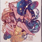 Qing Han Instagram - ☀Entwined Eclipse🌙 • • • Are you guys a day or night person? I've always been a night owl haha, can never wake up early for anything xD~ • I started this about a month ago after the eclipse that happened, and have been slowly working on it on and off. I'm finally decently happy with it right now, though I'm sure I'll look back on this and be like "ack why" hahaha.