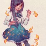 Qing Han Instagram - #meettheartist finally~ Scroll sideways to see closeups and what's what in my bag (●°u°●)​ 」 • Ah I forgot to put my age, which is 27 #FeelingOld ಥ_ಥ~ how old are you guys? (=ﾟωﾟ)ﾉ • • My skirt can actually light up hahaha~ it's a hassle to wire together but it looks really pretty ___ ~ the Cardcaptor bag you can get on eBay I think? • But anyways~ I'm so late to these bandwagons hahahahaha~ I was tagged like at least half a year ago 😂. Ps. Apologize for spelling pho wrong haha~ it was hard to see on the screen so I assumed wrong @-@;;