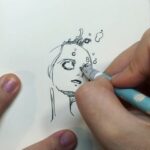 Qing Han Instagram - #mood • wanted to do something creepy and inhuman, cause everything kinda feels surreal atm. 7 minute doodle. The doodling itself was kind of a catharsis so I wasn't aiming for any specific look or end to it. Just...stay safe guys. Music is again Kamiyama junichi's but I can't remember what it's called...sorry, I just nabbed one from my playlist • #deletinglater #maybe #video #pen #ink