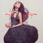 Qing Han Instagram - Empty ⭕️ • • • So I took a break from social media for about a month. This really just was a doodle for myself and I wasn't even going to post it, but you know how sometimes messy doodles just kinda solidify... Well, anyways, stress got the better of me and I pretty much had to shut down and do something else for a bit. And by something else I mean nothing of significance at all lol. I wish things had gotten better, but it hasn't...my mom's white blood cell count actually LOWERED, and she still insists on working -__-;;. My granddad's tumour has...migrated... I'll need to go back to China soon to see him. My mom's preparing me for the worst and it's kinda all just happening at once? The doctors here are thinking of sending me to the Mayo clinic in the US because my heart disease is so unusual, and the scar is STILL growing according to the CT reports...And US medical fees are so much I dunno if I'd wanna go or just die and save some money for my aging parents 😂😂 Anyways, I'm not sure how "back" I am, but I'm trying to get back to art and maybe draw my stress out haha...but tbh it felt better gaming and not thinking about anything. Haha, sorry, I feel like every time I post online it's always so negative. I wish I was more positive these days~ Well, I'm more positive when I'm gaming and cooking? Lmaooo~~ I'm gonna go water my plants. Thanks for dropping by and sticking w me :) 💕