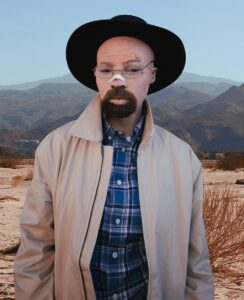 Quen Blackwell Instagram - Say my name….Walter WHITEFACE👨🏻‍🔬