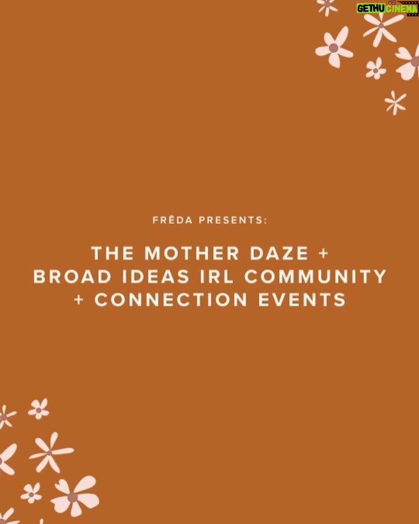 Rachel Bilson Instagram - OK GUYS WE ARE COMING TO SAN FRAN!  @fredasalvador PRESENTS THE MOTHER DAZE BROAD IDEAS IRL COMMUNITY CONNECTION EVENT Join us April 25th 6-8pm and April 26th 11-2pm @fredasalvador will be hosting us for two ticketed events. It will be all about community, connection and good times. More details are below, we can’t wait to see you! HERE’S WHAT’S ON: THURSDAY, APRIL 25 6-8 PM VIP MEET GREET AT FRĒDA FILLMORE Join us for an intimate evening with Sarah, Teresa, Rachel and Olivia. There will be light bites, drinks, a panel discussion, and plenty of time for pictures and shopping. Only 30 tickets are available, so we recommend booking now. (Ticket includes AWESOME gift bag curated by FRĒDA the girls.) FRIDAY, APRIL 26 11-2 PM AT THE 1HOTEL VIP GENERAL ADMISSION There will be a live panel discussion, stories, manifestation, meditation and Q&A followed by sips from Sophie James, bites from 1Hotel and a FRĒDA pop-up shop to view our latest collection. You’ll have the chance to mingle with all the hosts and get pics! There are 20 VIP tickets (this includes a special gift bag curated by FRĒDA and the girls) and 60 General Admission tickets. Link in bio!!