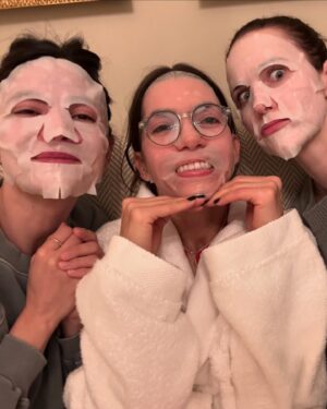 Rachel Brosnahan Instagram - Merci to the lovely team from @marieclairemag for getting ready with me for the @dior show in Paris! Repping la tour Eiffel by day and Friday the 13th by night. Congratulations to @mariagraziachiuri on another gorgeous show.