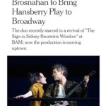 Rachel Brosnahan Instagram - Some pretty rad news…The Sign In Sidney Brustein’s Window is headed to Broadway! I couldn’t be more excited or more deeply moved to be a part of bringing this undersung piece of Lorraine Hansberry’s brilliant mind back to the stage. 10 weeks of performances starting April 25. Can’t wait to see you there.