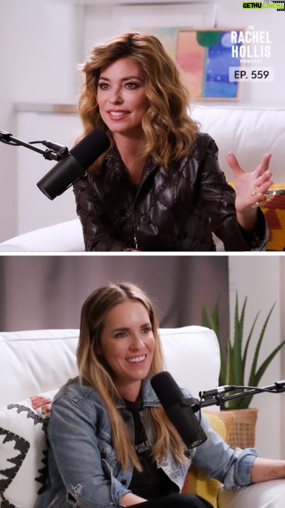 Rachel Hollis Instagram - EP 559: I will NEVER fully recover from this! @shaniatwain came to my house and sat on my furniture and talked about life and music and hope and pain and it’s one of my favorite things to happen… ever! Listen to our conversation wherever you get your podcasts and also, who wants to go with me to Vegas to see Shania perform because she said I could bring friends but she didn’t specify how many and I think we should do this guys!! 😂
