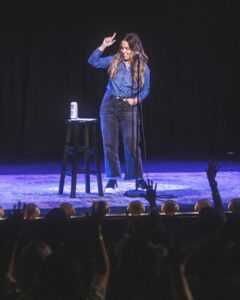 Rachel Hollis Instagram - LA, Thank you to EVERYBODY who came out to laugh with me and let me try out some new concepts for this summer’s podcast tour, various jokes and —at least— 3 stories involving my uterus. NEW YORK, I can’t wait to see you this weekend! ✨ PS- badass Polaroid stage pics are all @justoffthesix