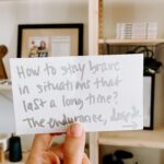 Rachel Hollis Instagram – Ask Rach: “How to stay brave in situations that last a long time?”