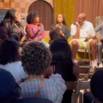 Rachel Lindsay Instagram - @higherlearning’s Summit of the Sexes in front of a live audience drops today! Can’t wait to hear what y’all think about what our panel discusses: interracial relationships, needs versus wants, traditional versus modern roles and power dynamics, and so much more! #thoughtwarriors