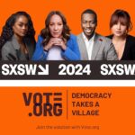Rachel Lindsay Instagram - Let’s go SXSW!! Austin, Texas- I’m coming home! Excited and honored to join the @votedotorg “Democracy Takes a Village” Panel at SXSW. Join us for an empowering conversation about how each of us plays a pivotal role in preserving our democracy. Walk away not only motivated, but armed with tools to help be part of the solution! Can’t wait to see you there! March 9, 11:30am CT. Link to panel information in my bio.