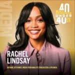 Rachel Lindsay Instagram - I am honored to be recognized on the prestigious @blackenterprise 40 Under 40 List for 2023 and stand among an incredible class of young Black leaders, moguls, and visionaries shaping the future.    Visit www.blackenterprise.com/40under40 to see the complete list.  #BE40Under40
