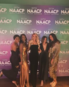 Rachel Lindsay Instagram - Spring Cleaning ✂️ Thank you to everyone that voted for @higherlearning. It’s always an honor to be nominated for an @naacpimageawards. We are so proud of the work that we do 🖤 Hair: @ken_kandy MUA: @christinabarras Dress: @lidee_woman @litagency Shoes: @ysl Nails: @kiku_nail Necklaces: @brilliantearth @child_of_wild @thegivingkeys Rings: @davidyurman @cartier Bracelets: @tiffanyandco @davidyurman