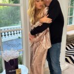 Rachel Zoe Instagram – It was a very big year for @rbermanus and myself because we celebrated our 25th wedding anniversary! Rodger gave me the most incredible diamond band that he co-designed and customized with @benbridgejwlr ✨ He selected beautiful, oval diamonds set in yellow gold with a sentimental engraved message inside the band. I cannot thank Rodger and #BenBridgeJeweler enough for making my anniversary so memorable and glamorous. Learn more about the customization process on @thezoereport 💎#ad #BenBridge #yourpersonaljeweler #diamond