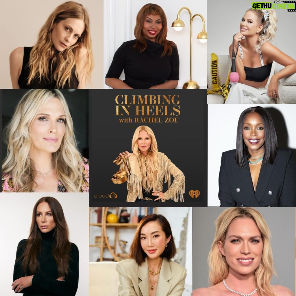 Rachel Zoe Instagram - We have so many exciting things coming up on @climbinginheelspod and I truly love learning about all my guests and what fuels their ambition. Hardwork and perseverance are common themes that circulate through my podcast and my sincere hope is that Climbing In Heels is a source of inspiration as well as entertainment. I am grateful to be working alongside @thezoereport and @genesis_usa to bring you weekly interviews with some of the most incredible women and to remind you all that luxe is in the details. Happy listening! #GenesisPartner #GenesisUSA