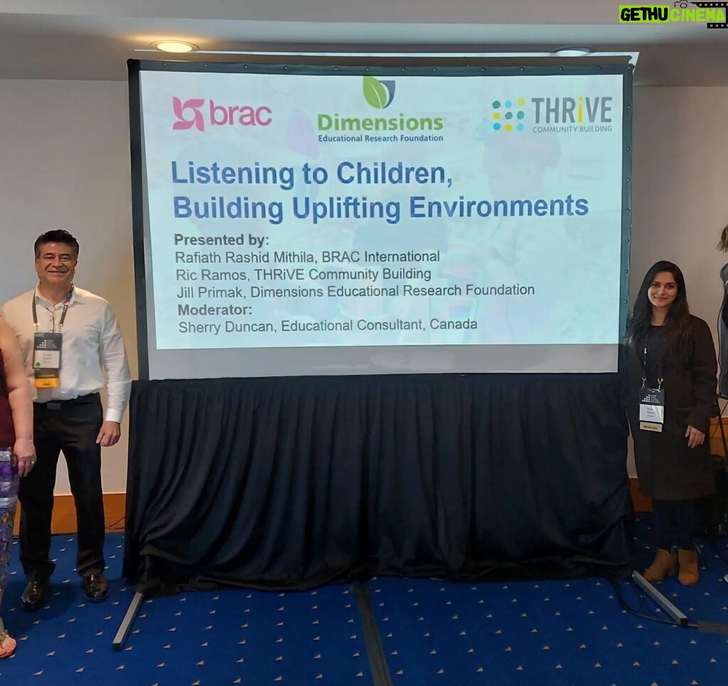 Rafiath Rashid Mithila Instagram - It was an honour for me to speak at a panel and at the closing ceremony of the World Forum on Early Care and Education 2024 in Vancouver, to share about @bracworld 's work on Early Childhood Development and how we integrate climate and ECD in our Green Play Labs. #BracInternational #NotJustAnyJob