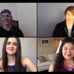 Raini Rodriguez Instagram - SURPRISEEEE *insert A&A theme song intro clap* 👏🏽👏🏽👏🏽 Thank you @enews for reuniting us via Zoom!! ✨We had so much fun reminiscing all about the show! These people make my heart so happy💜💜 Did someone say...reunion movie😉 #AustinAndAlly forever • • • Link in bio for the A&A Zoom reunion!