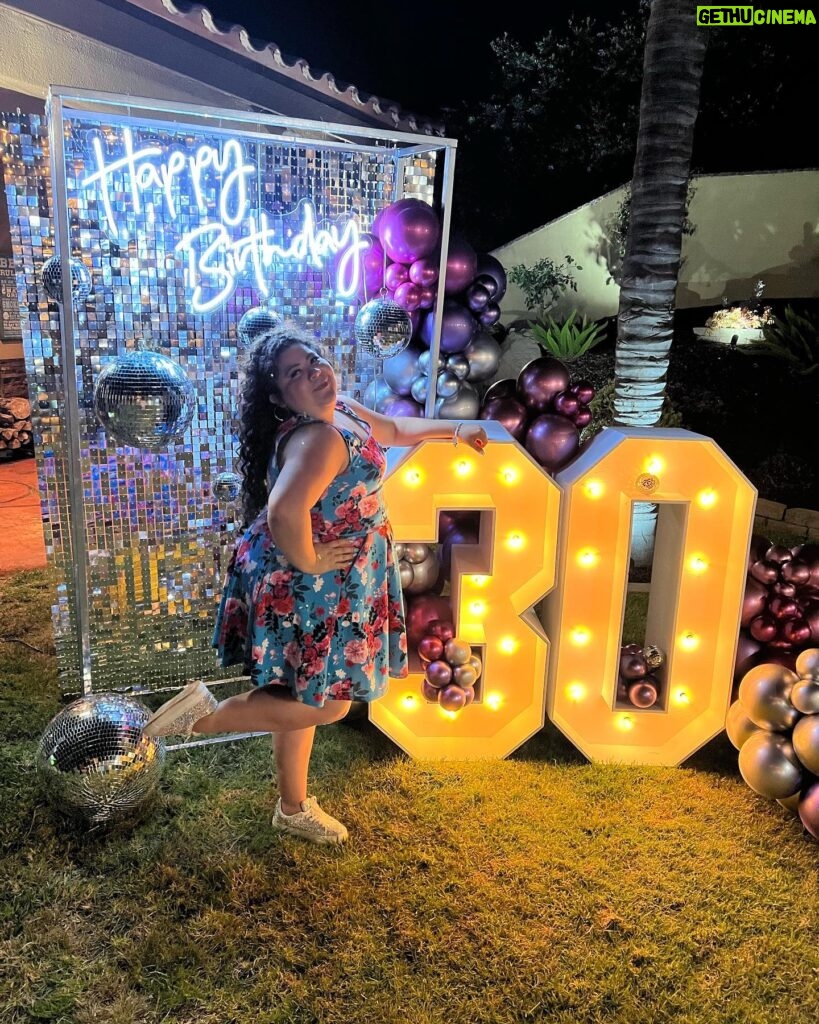 Raini Rodriguez Instagram - Celebrated my 30th bday all month long🎉 The 2nd to last picture represents how much sleep I need for the month of August 😭 Thank you to all of the vendors that helped make my birthday month extra special! Cali- Balloons/backdrop/marquee letters: @charmed.creations.by.gracie Photobooth: @amzphotobooth Hibachi dinner: @chefoscarhibachistyle Dessert: @thechurromantruck Bryan, Tx- Venue/Dinner: @thestellahotel Balloons: @whatspoppinbcs Marquee letters: @alphalitbcs Cake: @peaceloveandcakesbysteffany Flowers: @nitasflowersbryan Music: @djwreck._ Dessert: @threesweetpops