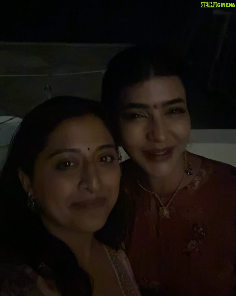 Raja Kumari Instagram - Home is where the heart is ❤️ Thank You Hyderabad for the most beautiful Deepavali. Felt so good to hear Telugu spoken all around me with friends that truly love me but honestly…NOTHING will beat this vision board moment of dancing with Megastar @chiranjeevikonidela Thank you @lakshmimanchu for always being my biggest champion and making sure everyone knows who I really am. Love to my girlies @deejasti @vasukipunj for always being the light and making sure I have the best people around me 🪔