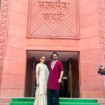 Rakul Preet Singh Instagram – An unforgettable moment at the new Parliament of India in Delhi, witnessing the spirit of democracy in action. 
Satyameva Jayate! Jai Hind! 🇮🇳