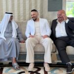 Ramy Ayash Instagram - الصديق والأخ الشيخ نهيان بن مبارك آل نهيان وزير التسامح والتعايش في دولة الإمارات العربية المتحدة رمزٌ للتواضع والعمل المتواصل ومحبٌ لوطنه بكل عاطفة. أتمنى له دوام التوفيق ، وأنا فخور بمقابلته دومًا."