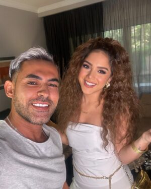 Ranna Raees Instagram - From the premiere of “Awlad Hareem Karim” in Alexandria🤍 

@greenplazaalexandria 

Hair by the one and only @mahmoud_hair_stylist 
Makeup by @mostafa__zidan21 🤍