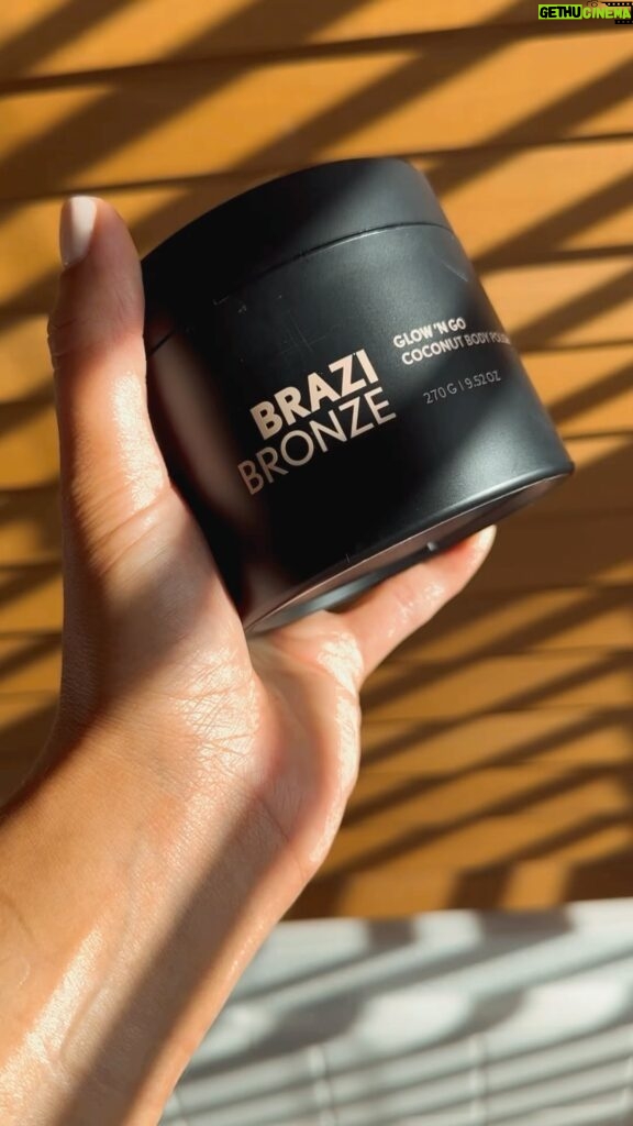 Raquel Pomplun Instagram - A much needed self care love with @brazibronze ☀️ I love exfoliating my skin, but #BraziBronze ‘s new #GlowNGoCoconutBodyPolish is another level of exfoliating🥰 My girl @alana.camposs sure knows what she’s doing and likes! 🎉🙌🏽💪🏽 I highly recommend checking out all of @brazibronze products and get them all! High quality, natural and effective 🙌🏽 #RaquelPomplun #SelfCareLove #Tan #Tanning #TanningOil #TanningLotion #Scrub #BodyPolish #Natural #Vegan #womanownedbussiness #Sister #sisterfromanothermister #Pomplunation