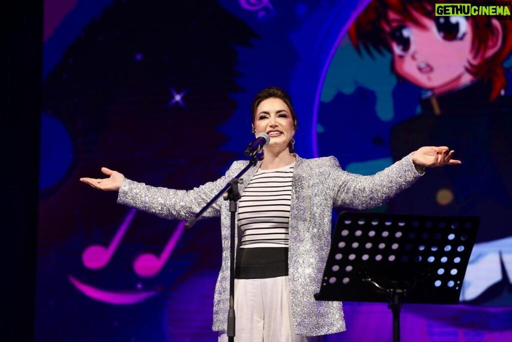 Rasha Rizk Instagram - لقطات من حفل الرائعة @rasha_rizk ضمن فعاليات مهرجان الشارقة القرائي للطفل.. Clicks from @rasha_rizk concert at the @sharjahbookauthority #rasharizk | #sharjahchildrensreadingfestival | #spacetoon