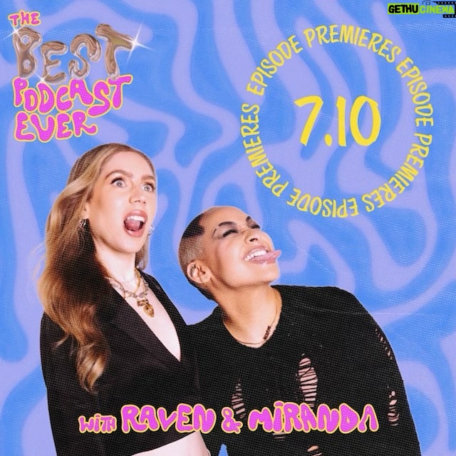 Raven-Symoné Instagram - July 10 2023 The world will experience @thebestpodever with Raven and @mirandamaday. The line up is sick witit, the conversations are epic, and the guests are the best guests EVER! 🤪. Follow @thebestpodever for all the info and don’t forget to tell ya momma, your cousin, ya daddy and your Zaddy that shit is going down over here! Listen and download where you listen to your podcasts! Xx