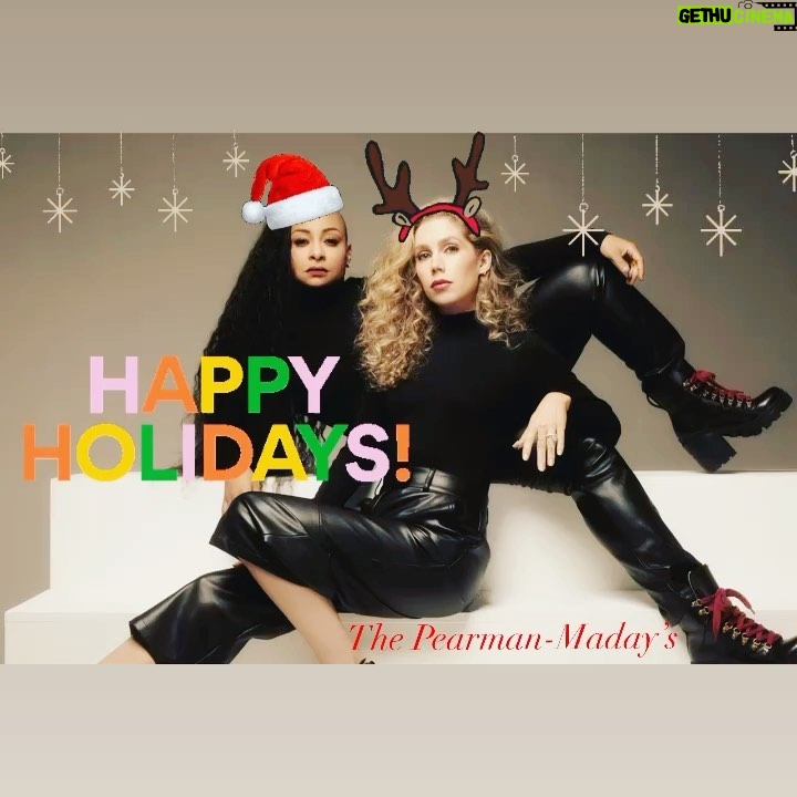 Raven-Symoné Instagram - Happy Holidays from The Pearman-Maday’s! We have all been through some incomprehensible times, some of us have made it out and some of us haven’t. For those of us who haven’t a kiss to the heavens for them. And for those of us who have, let’s remember this time and push forward with empathy, knowledge, and true joy to be alive. The years to come are bright since such a shadow has been looming over us all. Be well, be kind, be truthful, be genuine, be successful, but most of all BE LOVE. Yours humbly and Bouji Raven and Miranda Pearman-Maday